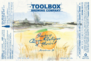 Toolbox Brewing Company Saison Chene Rustique D' Abricot August 2016