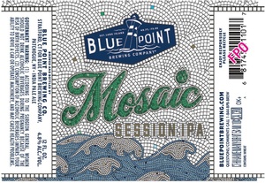 Blue Point Brewing Company Mosaic Session IPA July 2016
