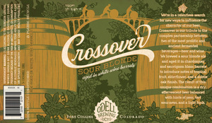 Odell Brewing Company Crossover Sour Blonde Ale July 2016