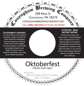 Conyngham Brewing Company Oktoberfest July 2016