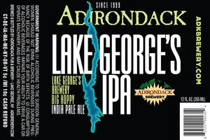 Adirondack Lake George's IPA August 2016