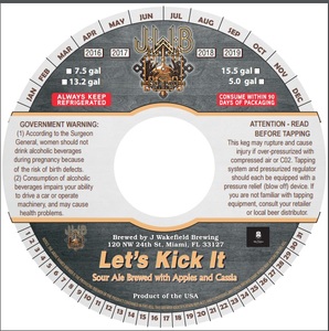 J Wakefield Brewing Let's Kick It July 2016