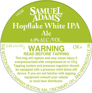 Samuel Adams Hopflake White IPA August 2016