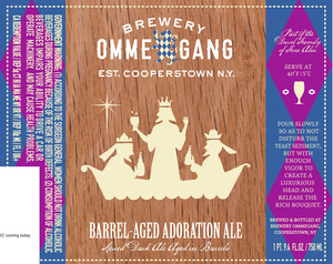 Ommegang Barrel-aged Adoration August 2016