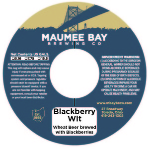 Maumee Bay Brewing Co Blackberry Wit