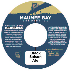 Maumee Bay Brewing Co Black Saison