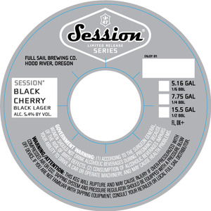 Session Black Cherry Black Lager July 2016