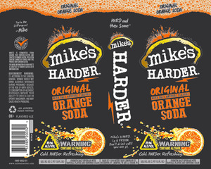 Mike's Harder Original Orange Soda July 2016