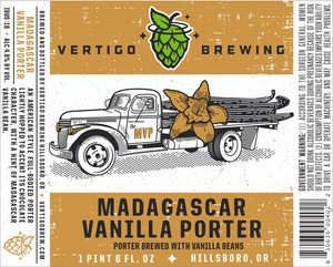 Vertigo Brewing Madagascar Vanilla Porter