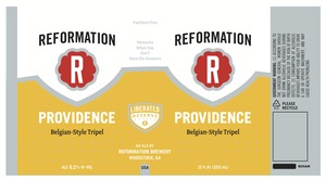 Reformation Brewery Providence