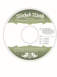 Wicked Weed Brewing Barrel Aged Xibalba July 2016