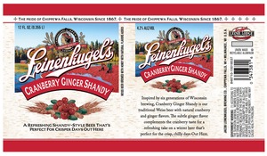 Leinenkugel's Cranberry Ginger Shandy July 2016