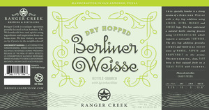 Dry Hopped Berliner Weisse August 2016