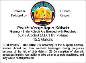 Three Mugs Brewing Peach VergnÜgen KÖlsch July 2016