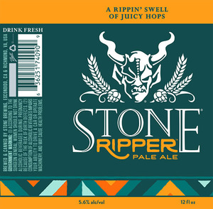 Stone Ripper Pale Ale July 2016