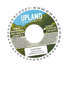 Upland Brewing Company Purple Reign