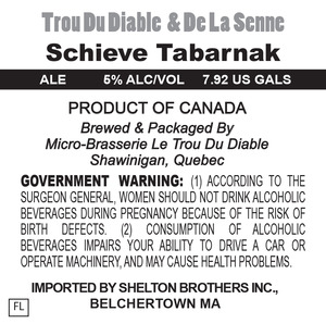 Le Trou Du Diable Schieve Tabarnak