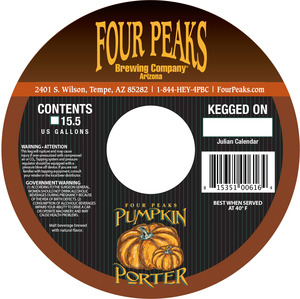 Pumpkin Porter August 2016