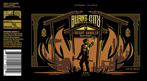 Burnt City Brewing Freight Handler Milk Stout August 2016