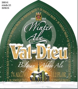 Val-dieu Winter Ale August 2016