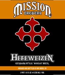 Mission Hefeweizen August 2016
