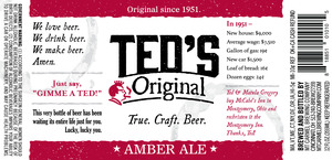 Mt Carmel Brewing Company Teds Ale August 2016