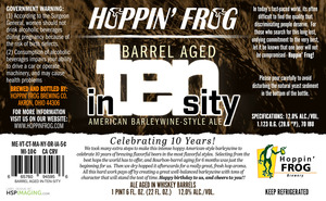 Hoppin' Frog Barrel Aged In-ten-sity