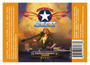 American Sky Brewing Tailgunner Gold