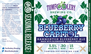 Hammonton Blueberry Ale Blueberry Capitol