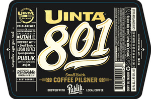 Uinta Brewing Co 801 Coffee