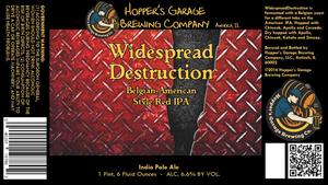 Hopper's Garage Brewing Company Widespread Destruction August 2016