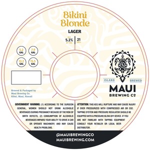 Maui Brewing Co. Bikini Blonde Lager