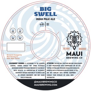Maui Brewing Co. Big Swell IPA August 2016
