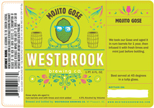 Westbrook Brewing Company Mojito Gose