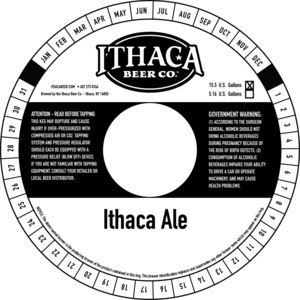 Ithaca Beer Company Ithaca Ale August 2016