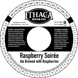 Ithaca Beer Company Raspberry Soiree August 2016