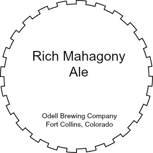 Odell Brewing Company Rich Mahagony Ale