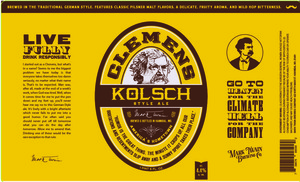 Mark Twin Brewing Company Clemens Kolsch