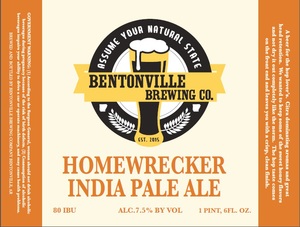 Bentonville Brewing Company Homewrecker IPA