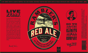 Mark Twain Brewing Company Rambler's Red Ale August 2016