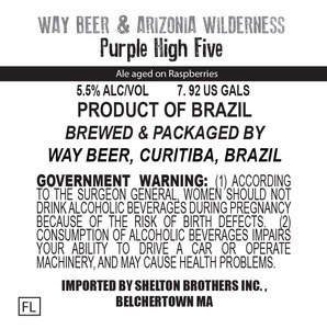 Way Beer Purple High Five