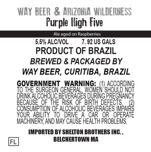Way Beer Purple High Five August 2016