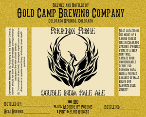 Gold Camp Brewing Company August 2016