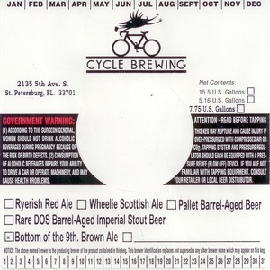 Cycle Brewing, Inc. Bottom Of The 9th