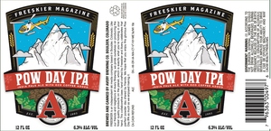 Avery Brewing Co. Pow Day IPA August 2016