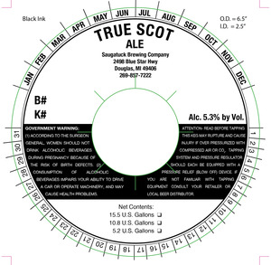 Saugatuck Brewing Company True Scot