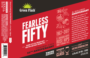 Green Flash Brewing Company Fearless Fifty August 2016