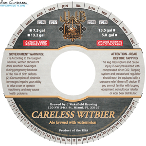 J. Wakefield Brewing Careless Witbier