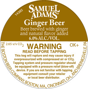 Samuel Adams Ginger Beer