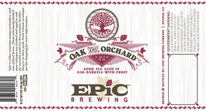 Epic Brewing Company Oak And Orchard